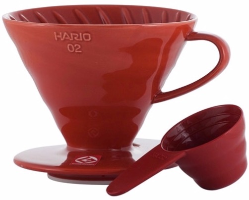 Hario V60-01 Plastic Brewer - Red
