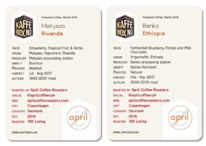 april coffee subscription