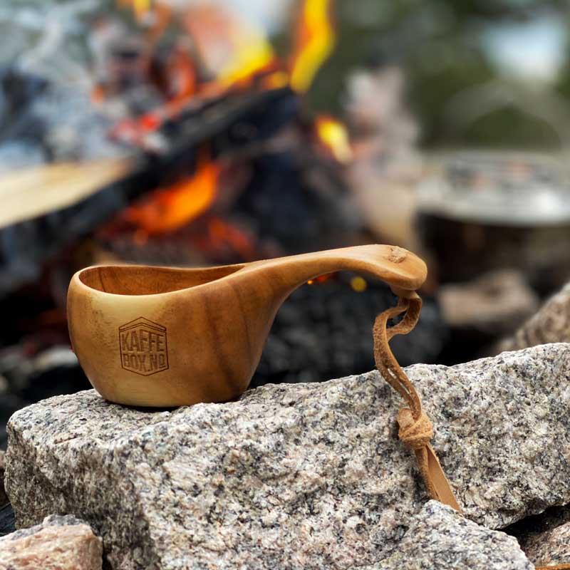 Wooden Drinking Cup Camping Portable Outdoor Wood Mug Coffee Tea Milk WT 