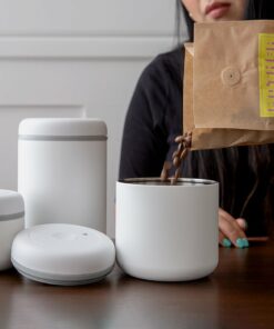 fellow atmost vacuum canister white