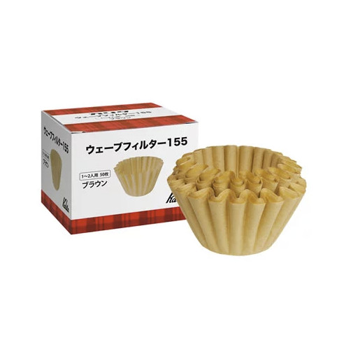 Kalita Wave Brown 155 Filter Papers – Box of 50, product image from Kaffebox