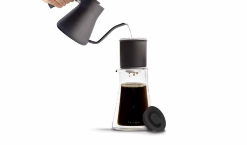 stagg pour over set in use