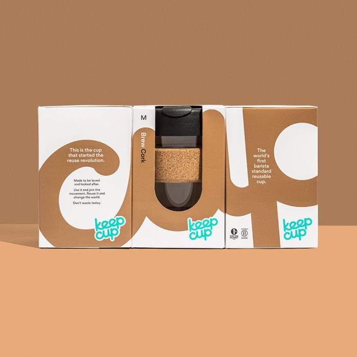 KeepCup Brew Cork - Black - L | 16oz