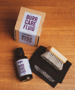 burr care fluid top view comandante