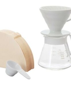 Hario v60 pour over kit ceramic white