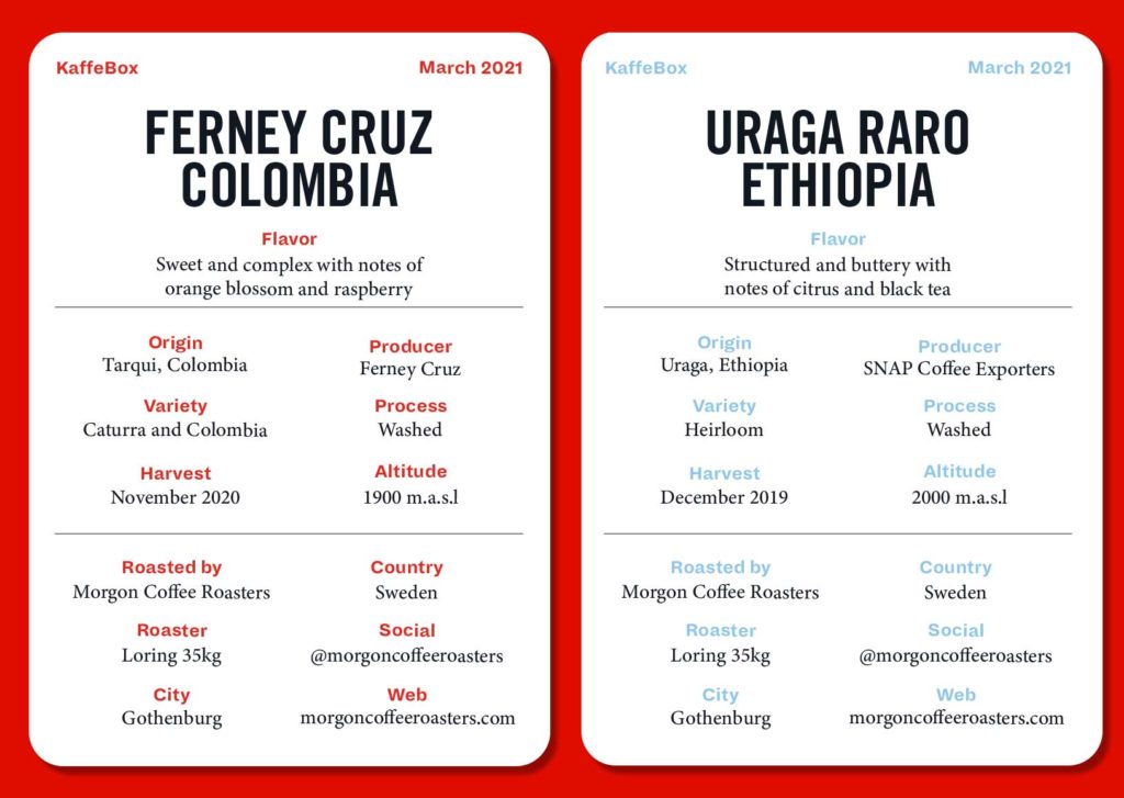 Morgon Coffee Roasters Subscription
