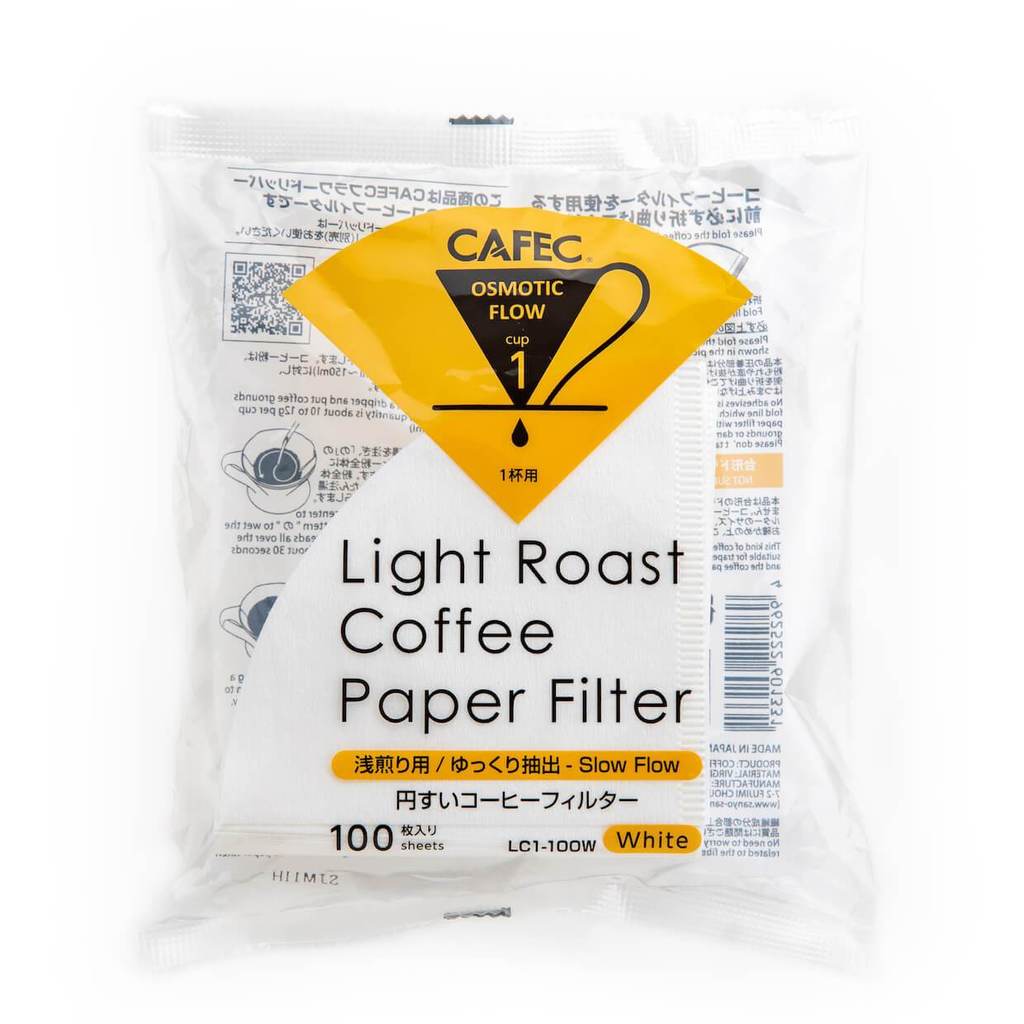 Cafec Light Roast Paper Filter, product image from Kaffebox