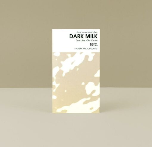 Svenska Kakao Dark Milk 55% Craft Chocolate Bar