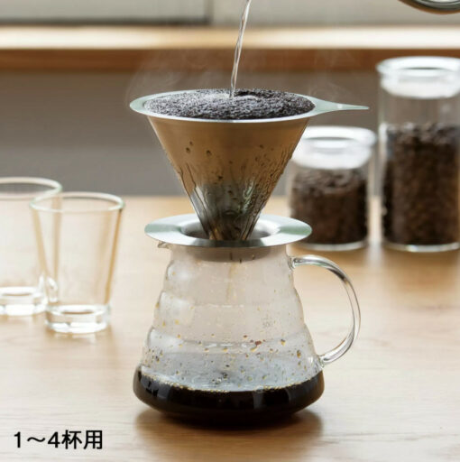 double mesh filter dripper from hario