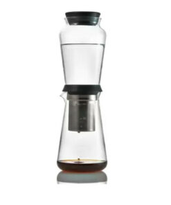 hario slow drip brewer with coffee