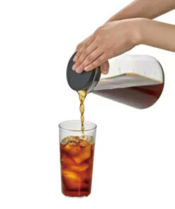 slow drip brewer in use