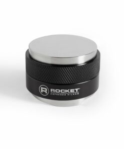 rocket espresso tamper and leveller 2 in 1 black