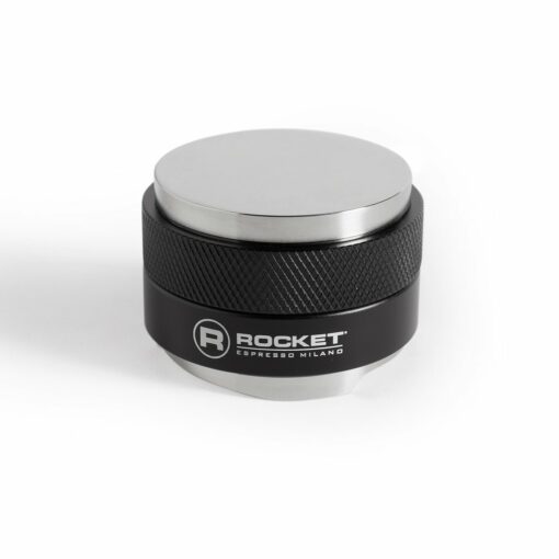 rocket espresso tamper and leveller 2 in 1 black