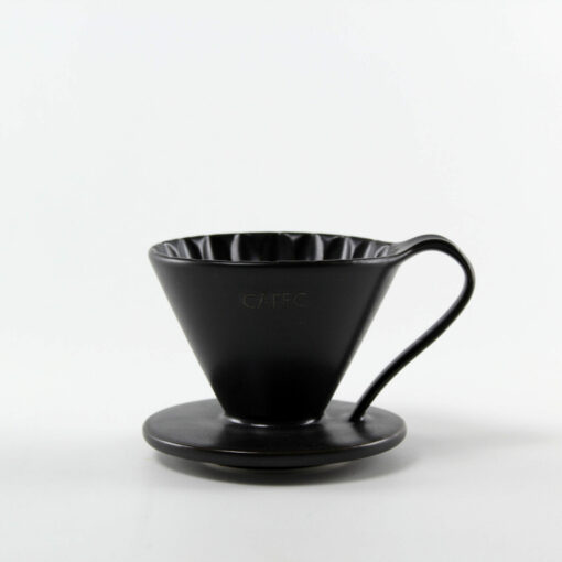 cafec flower dripper black cup 1