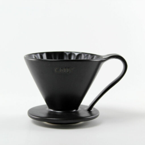 cafec flower dripper black cup 4