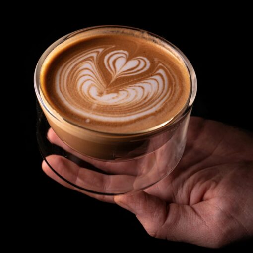 kruve imagine glassware latte art