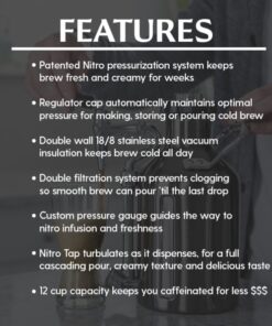 ukeg nitro cold brew coffee maker features