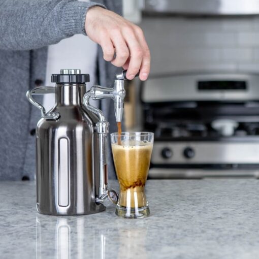 ukeg nitro cold brew coffee maker tapping
