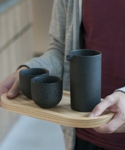 loveramics tasting cups on platter