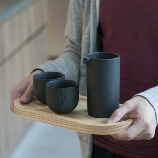 loveramics tasting cups on platter