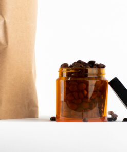 Comandante bean jar with beans