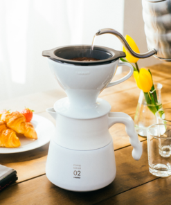 V60 Insulated Stainless Steel Server PLUS - white brew