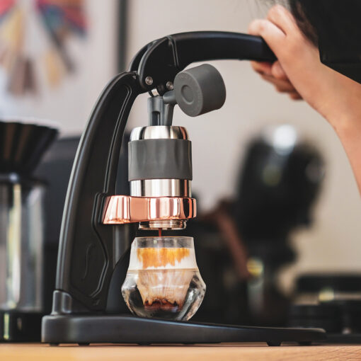 flair pro 2 manual lever espresso maker with cup