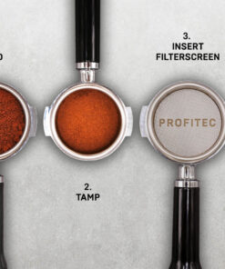 how to use profitec filter screen