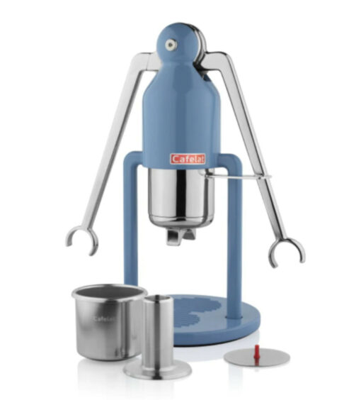 cafelat robot espresso maker blue regular