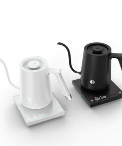 timemore electric gooseneck kettle white and black