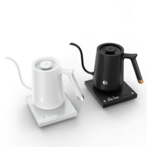 timemore electric gooseneck kettle white and black