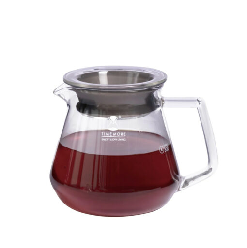 timemore server with coffee