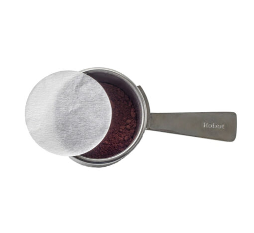 cafelat filter paper in holder