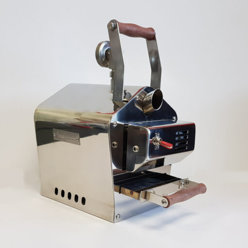 kaldi wide pop coffee roaster rear view
