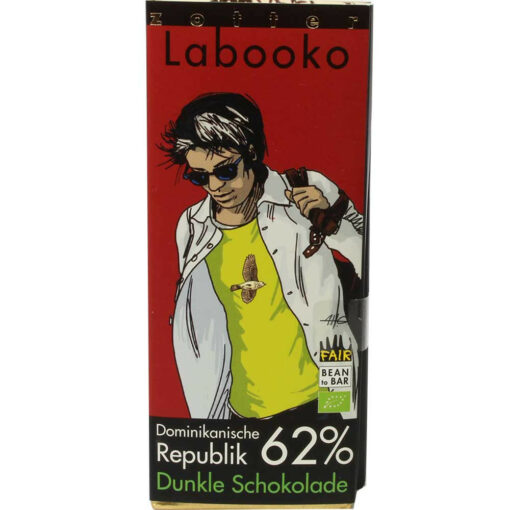 Zotter Labooko 62% Dominican Republic Craft Chocolate Bar