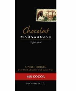 Chocolat Madagascar Fine Dark Chocolate with Nibs 68
