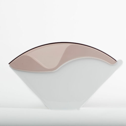 coffee filter holder with cover side