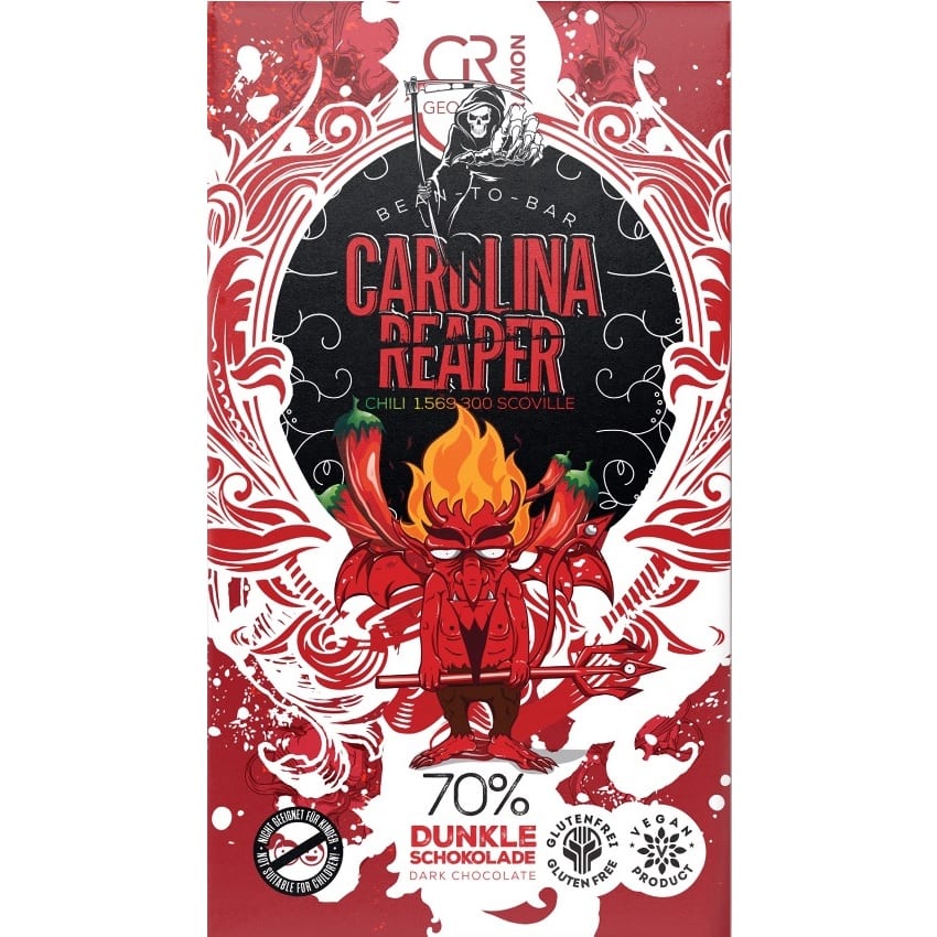 Georgia Ramon Carolina Reaper Chili 70%, product image from Kaffebox