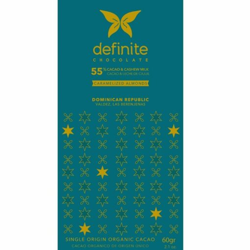 Definite Vegan with Cashew and Caramelized Almonds 55%