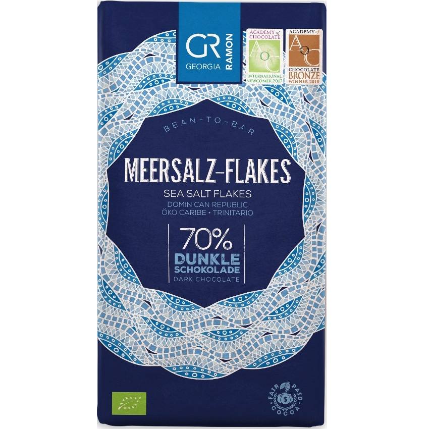 Georgia Ramon Sea Salt Flakes 70%, product image from Kaffebox