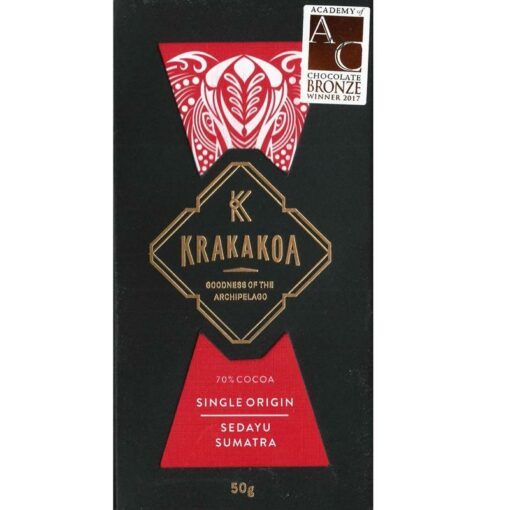 Krakakoa – Sedayu Sumatra 70% Craft Chocolate Bar
