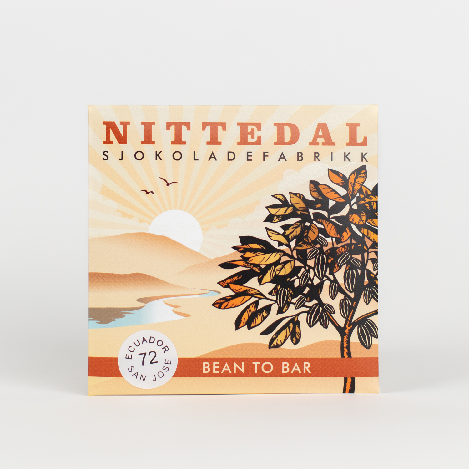 Nittedal Sjokoladefabrikk San Jose 72% Ecuador, product image from Kaffebox