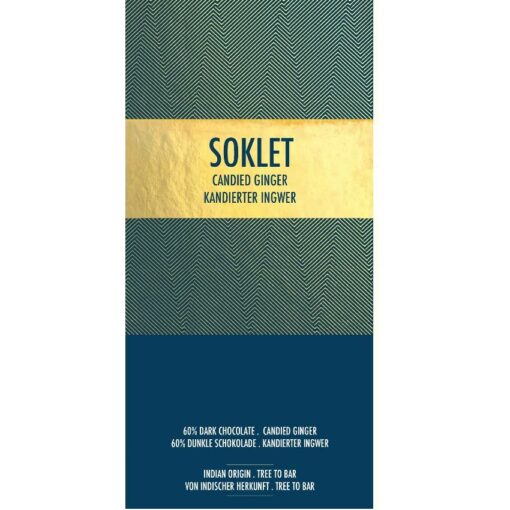 Soklet Dark with Candied Ginger 60%