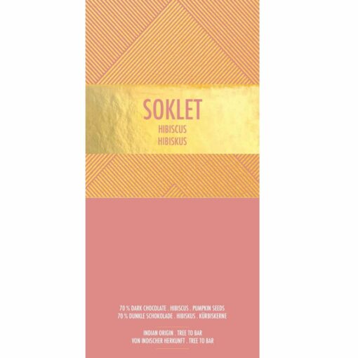 Soklet 70% Dark with Hibiscus and Pumpkin Seeds