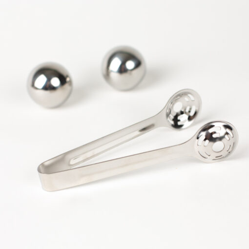 Stainless Steel Coffee Ice Stone Tong - Image 2