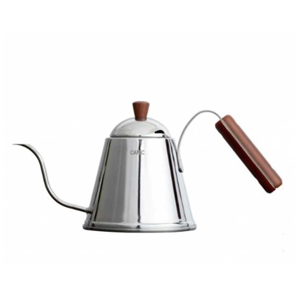 Cafec Tsubame Wood Pouring Kettle, product image from Kaffebox