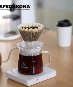 cafede kona cone brew cake flat filter