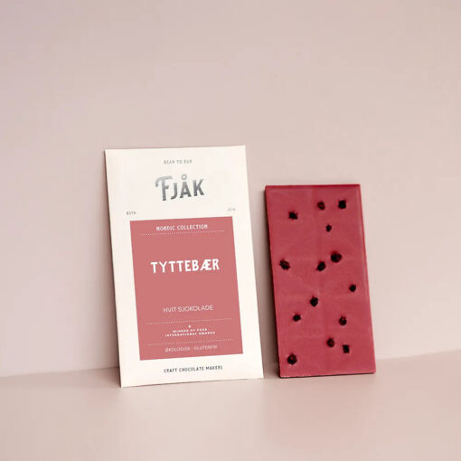 Fjåk White Lingonberry Craft Chocolate Bar