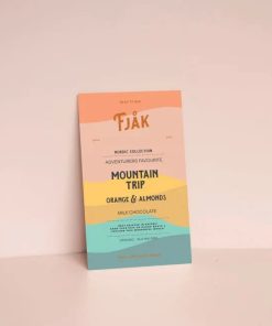 Fjåk Mountain Trip Orange & Almonds craft chocolate bar