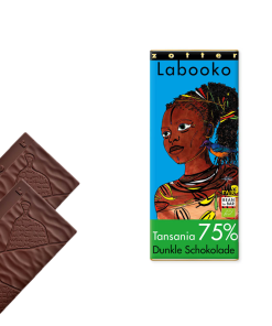 Zotter Labooko 75 % Tanzania Craft Chocolate Bar